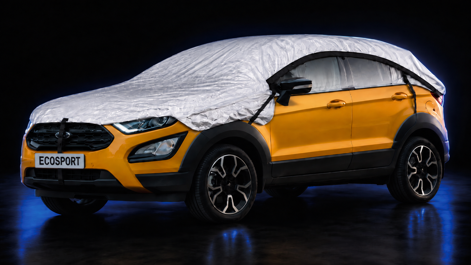 Protector Snapcover talle L colocado en una SUV